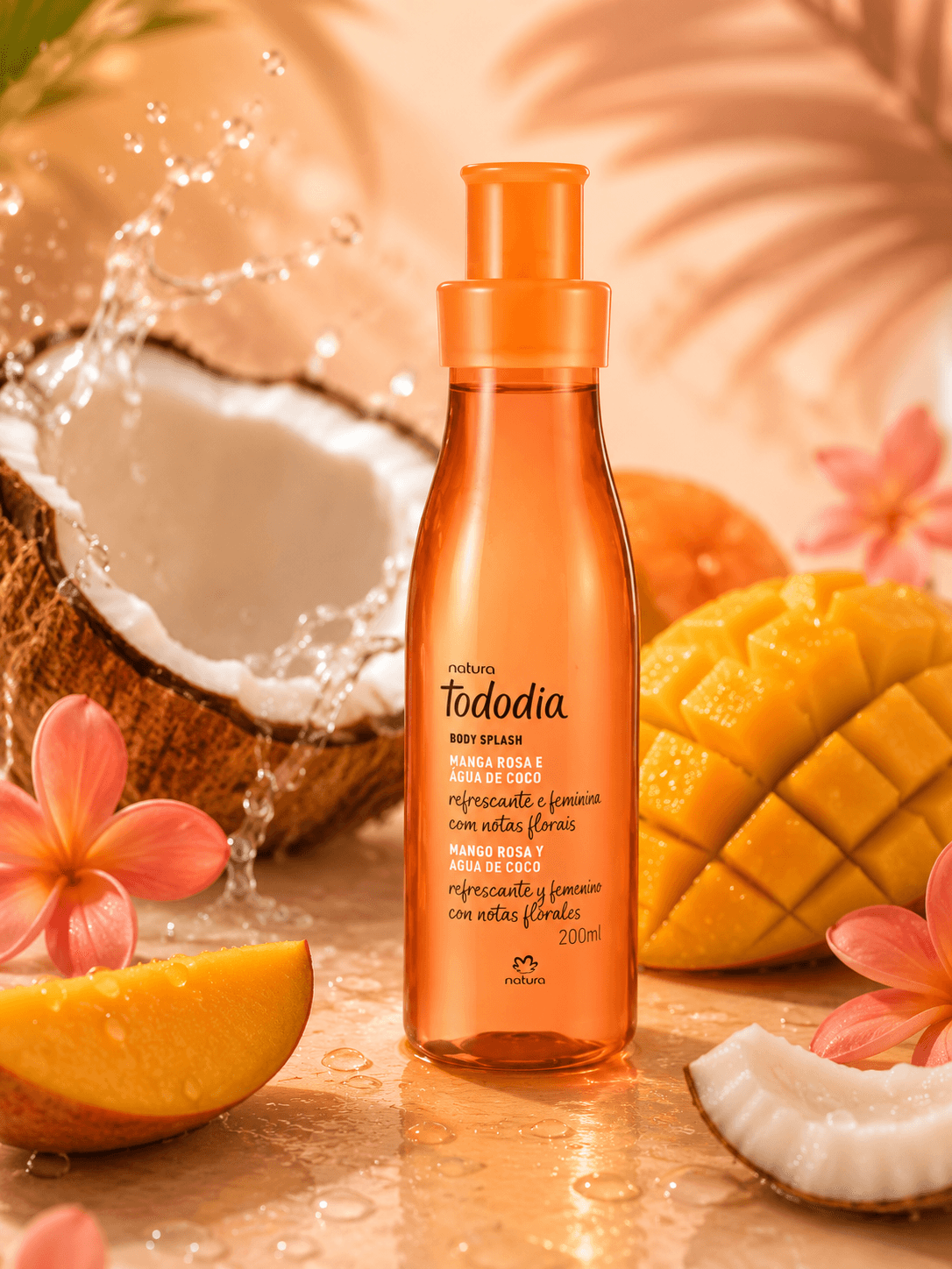 Tododia Body Splash Mango Rosa y Agua de Coco